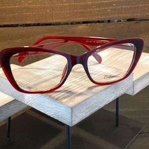 NEW Sassy RED Cat Eye Eyeglass Frame, Rx'able 4165